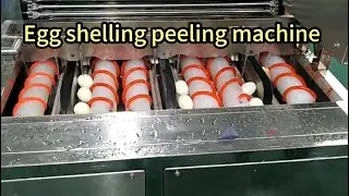 egg shelling peeling machine egg shell separating machine
