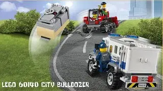 LEGO 60140 City Bulldozer. Сборка Лего 60140