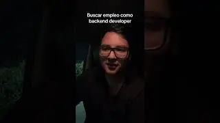 Buscar empleo como backend developer.