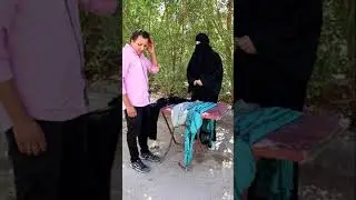 فتاة منتقبه تبيع هدومها فى الشارع و شاب مقترى يكشف عنها النقاب با العافيه !! استغفر الله العظيم ؟