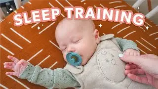 SLEEP TRAINING OUR 3 MONTH OLD BABY | Day in the Life of a First Time Mom
