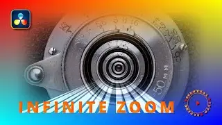 Создавайте бесшовные эффекты бесконечного масштабирования в DaVinci Resolve.