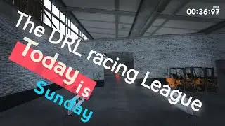 Прохождение лёгкой трассы в The Drone Racing League Simulator