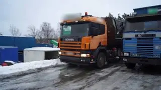 #2439: 2004 Scania P124 6X2 Krokl&oslash;ft SE VIDEO - NOK175,000