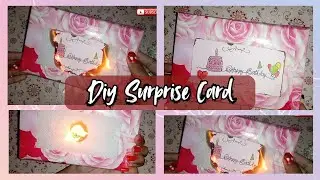 Magical Fire Birthday Card 🔥💞🔥 || Diy Surprise Card Ideas 💡