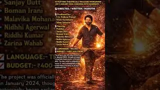 Prabhas is BACK! 🔥 The Raja Saab Release Date & Budget Revealed | Maruthi | Prabhas