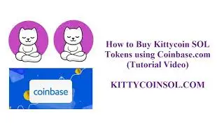 How to Buy Kittycoin SOL Tokens using Coinbase com
