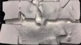 CHALK COVERED WITH SIFTED GC 💙| CRUNCHY CHALK SOUNDS 🕊️