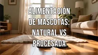 Alimentación de mascotas: natural vs procesada