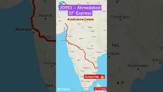 20953 - Ahmedabad SF Express #indianrailways #song #ytshorts #viralvideo #ytshorts #india #travel