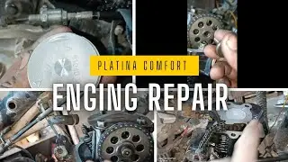platina comfort half engine platina comfort half engine kaise khole platina comfortec engine fitting
