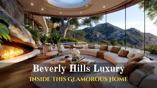 Beverly Hills Luxury Home Tour   Glamorous Interiors with Designer Finishes & Views