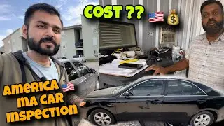 🇺🇸🚗 America ma Car Inspection Process - Houston ki life 😍🔥