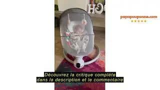 Avis sur la BlundiQue balancoire bebe electrique avec contr&ocirc;le d'application mobile et t&eacute;l&eacute;commande,