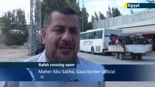 Egypt temporarily opens Gaza border crossing: Cairo accuses Palestinians of role in Islamist unrest