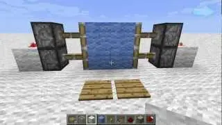 Piston-T&uuml;r - 2x2 [Deutsch] - (Minecraft 1.19 und &auml;lter)
