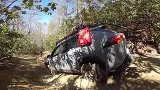 Cr-v, Rav4, and the MtnRoo group on Old House Gap Road