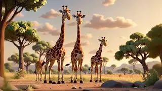 Stretch Like a Giraffe | Kids Exercise Song | Nursery Rhymes and Fun Movement Songs