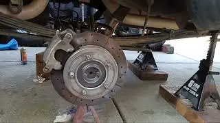 Ford Bullnose F-150 4X4 Rear Disc Brake Conversion Kit on 8.8 Axle