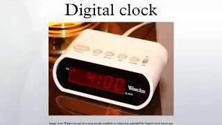 Digital clock