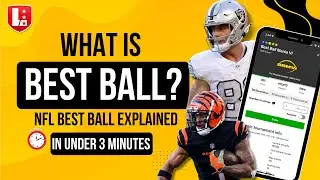 What is Best Ball? The NFL Best Ball contest explained in under 3 minutes | Best Ball for Beginners
