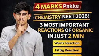 Name reaction neet 2026 ! Organic most important reaction in just 2 min !