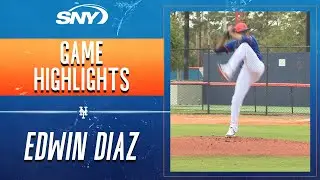 Mets' Edwin Diaz dazzles in a scoreless inning at Port St. Lucie | Mets Highlights | SNY