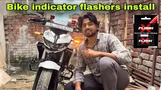 Bike hazard flashers install | indicator flasher installation in xtreme125r  #modification