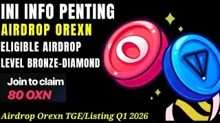 NEW UPDATE AIRDROP OREXN || BAHAS KRITERIA ELIGIBLE, VESTING,TGE OREXN.