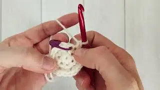 Astuce crochet: utiliser un anneau marqueur pour un ouvrage en rond au crochet