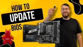 Обновление BIOS материнской платы MSI PRO B760M-A WIFI (пошаговое руководство)