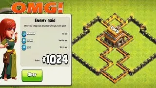 Best BASE Th5! EPIC NEW TOWN HALL 5 TROPHY BASE DESIGN! Clash of Clans New 2018