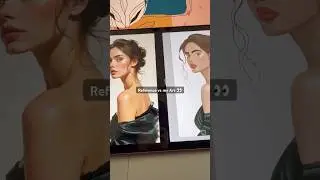 Reference vs my art : Trending audio in my style