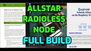 RADIOLESS ALLSTAR NODE -FULL SET UP AND BUILD-Raspberry pi 3b