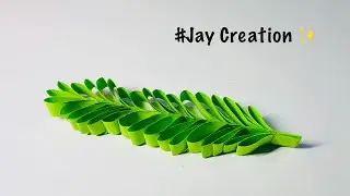 How to Prepare Paper Leaf #diy #papercraft #origami @jaycreation2024 