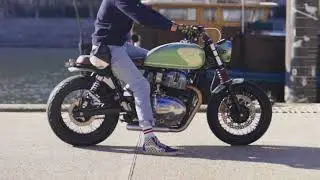 BAAK | Bobber exhaust on the Royal Enfield 650 Roadster