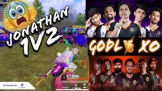 Godlike vs team XO , Jonathan 1v2 godl on fire 🔥 one shot tournament highlights