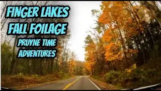 ROAD TRIP #263: Wayne to Painted Post, NY| Fall Foliage Adventure via Savona in October Rain!