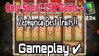Zephyrica Best Build | Rolling Traits for Treasure Mining and Carnival Cake Castle Clash