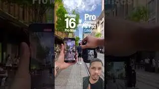 Compara&ccedil;&atilde;o IPhone 16 Pro Max Vs C&acirc;mera profissional #camera #iphone #vs #comparativo