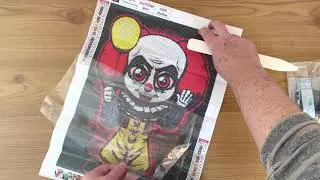 Diamond Painting Unbagging from Fansells