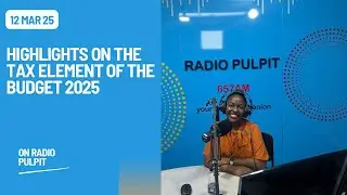 Highlights of the tax elements on the National Budget Speech