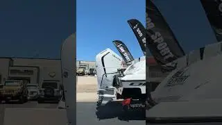 &ldquo; Nick Childs &ldquo; Desert Storm Street Party Set Up . Deep Impact 399 and DCB CAT #ford #f250 #f350