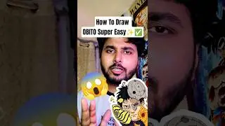How To Draw OBITO✨😱✅ #obito #tutorial