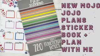 NEW MOJO JOJO PLANS FUNCTIONAL STICKERS | PWM MAKING A TRACKER