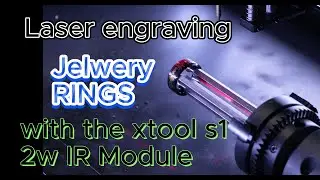 Laser engraving jewlery-Rings-withe the xtool s1 #business #money #fun #art #design #education