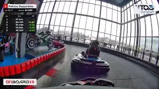 OnBoard13 - Best lap on TAG E-Karting & Amusement in Montreal, Canada