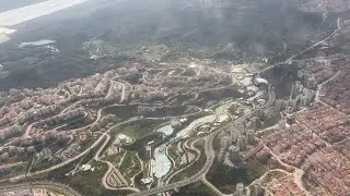 Approach to Ankara and Landing at Esenboğa Airport