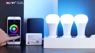 How to pair MiBoxer Zigbee 3.0 Wireless Gateway ZB-Box1 to Lighting Devices #MiBoxer #ZIGBEE