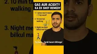 &ldquo;Gas Aur Acidity Ka Fast Remedy | Instant Stomach Relief | Viral Health Shorts&rdquo;